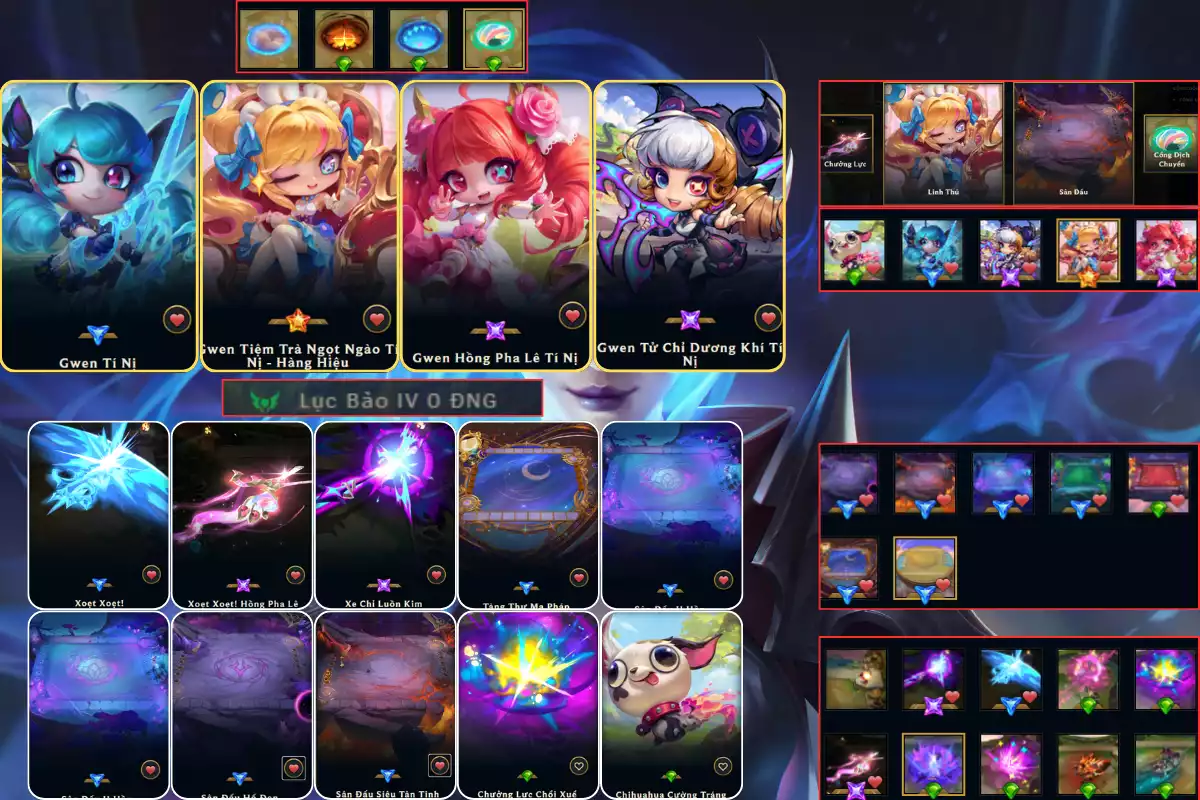 4/4 Gwen kèm chưởng Vip